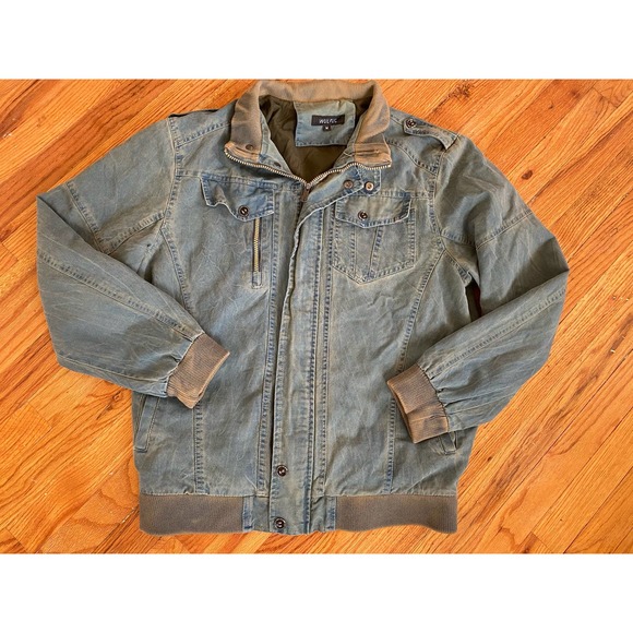 Wulful Other - Wulful size M mens dirty wash denim cargo jacket